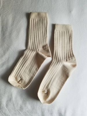 Her Socks - Mercerized Combed Cotton Rib