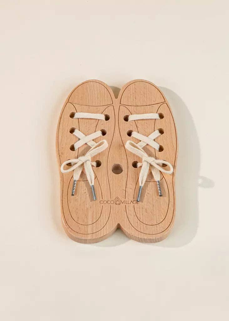 Wooden Lacing Game