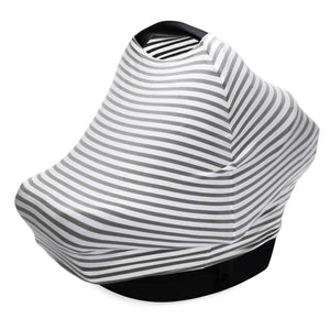 Multi-use Cover, Gray/White Stripes