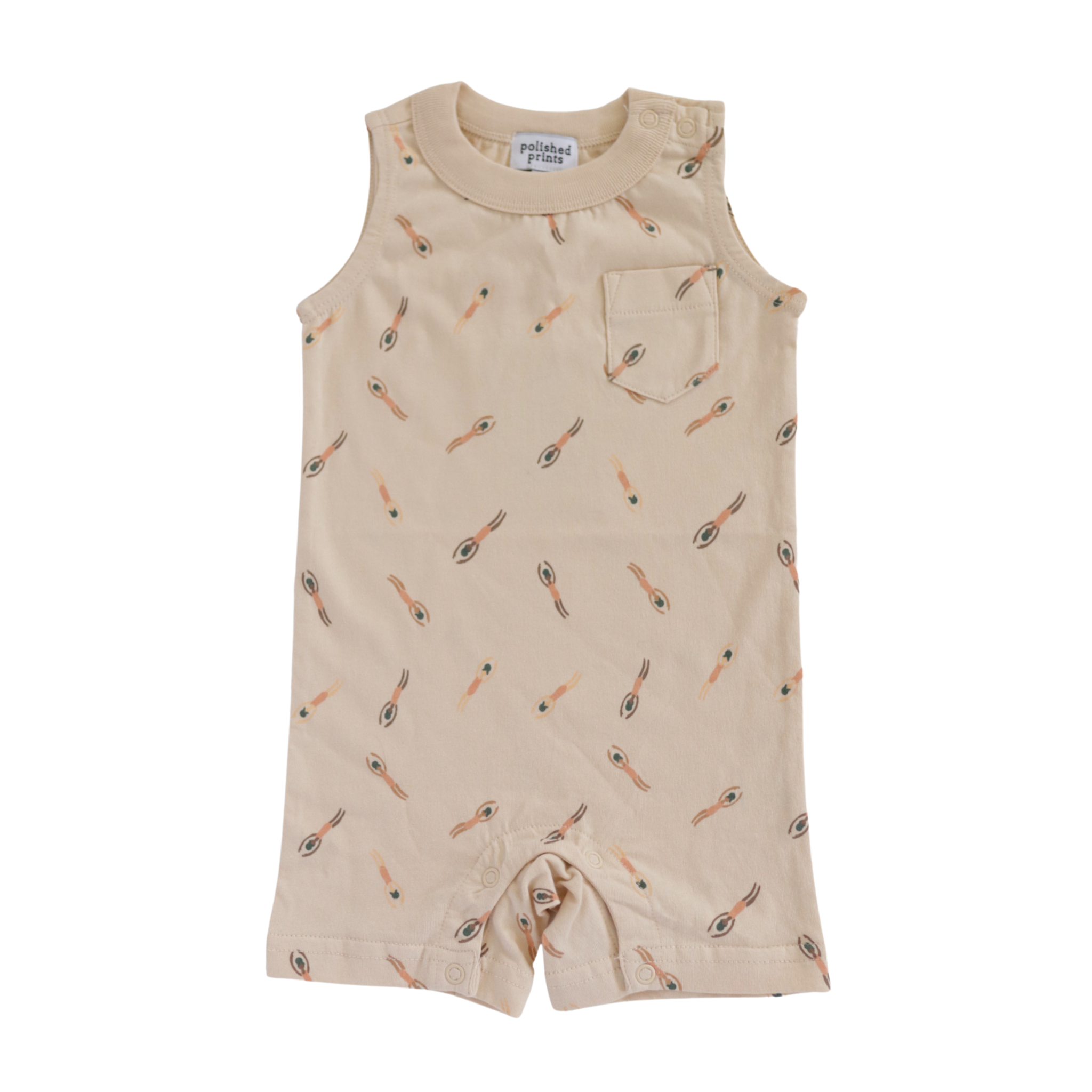 Swimmers Shorty Baby Romper