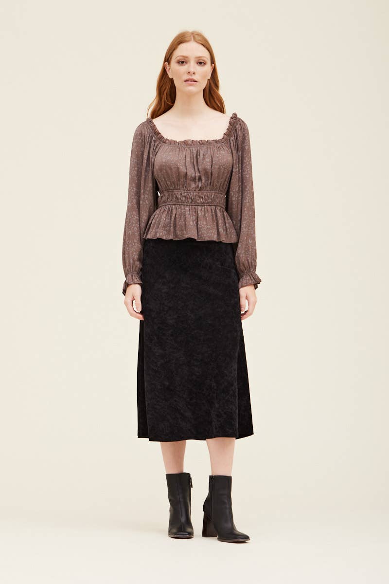 Lex Blouse Dusty Plum