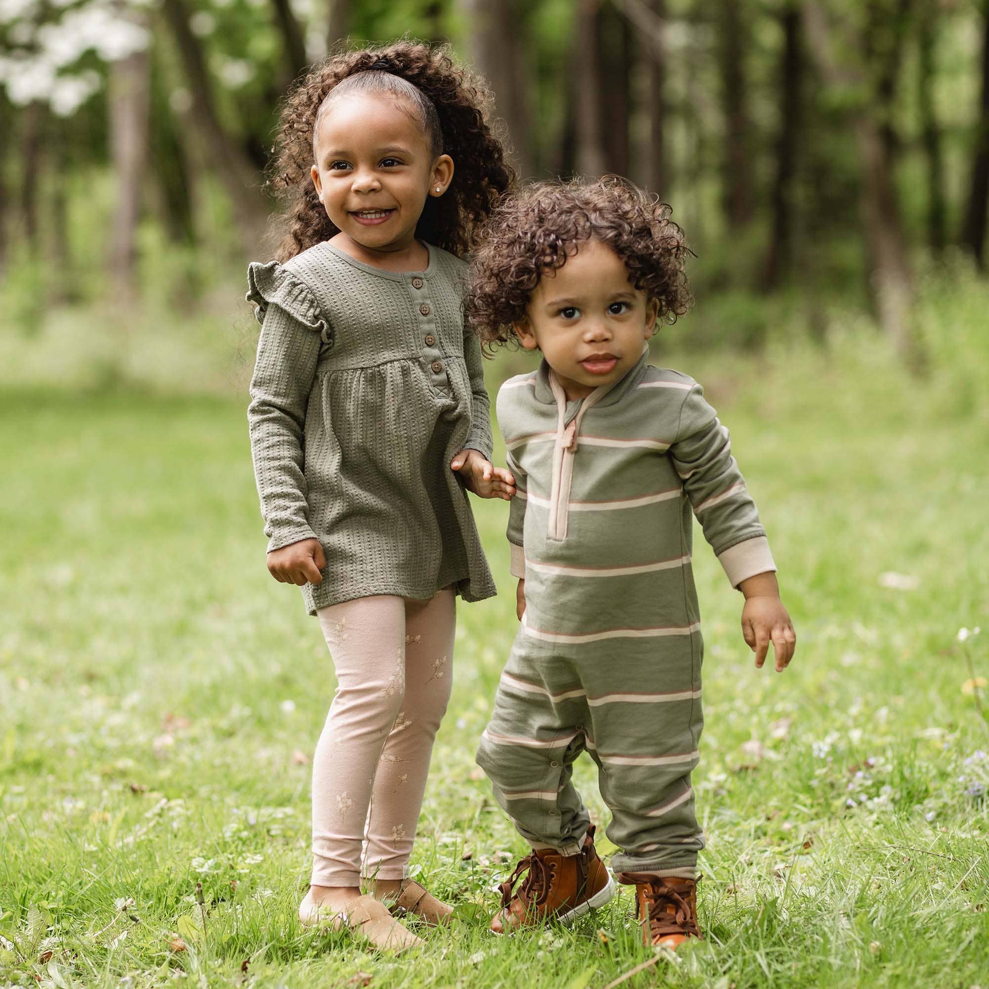 Burt's Bees Holland Stripe Infant Jumpsuit