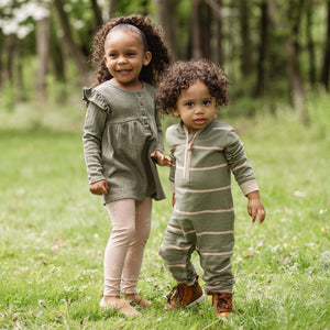 Burt's Bees Holland Stripe Infant Jumpsuit
