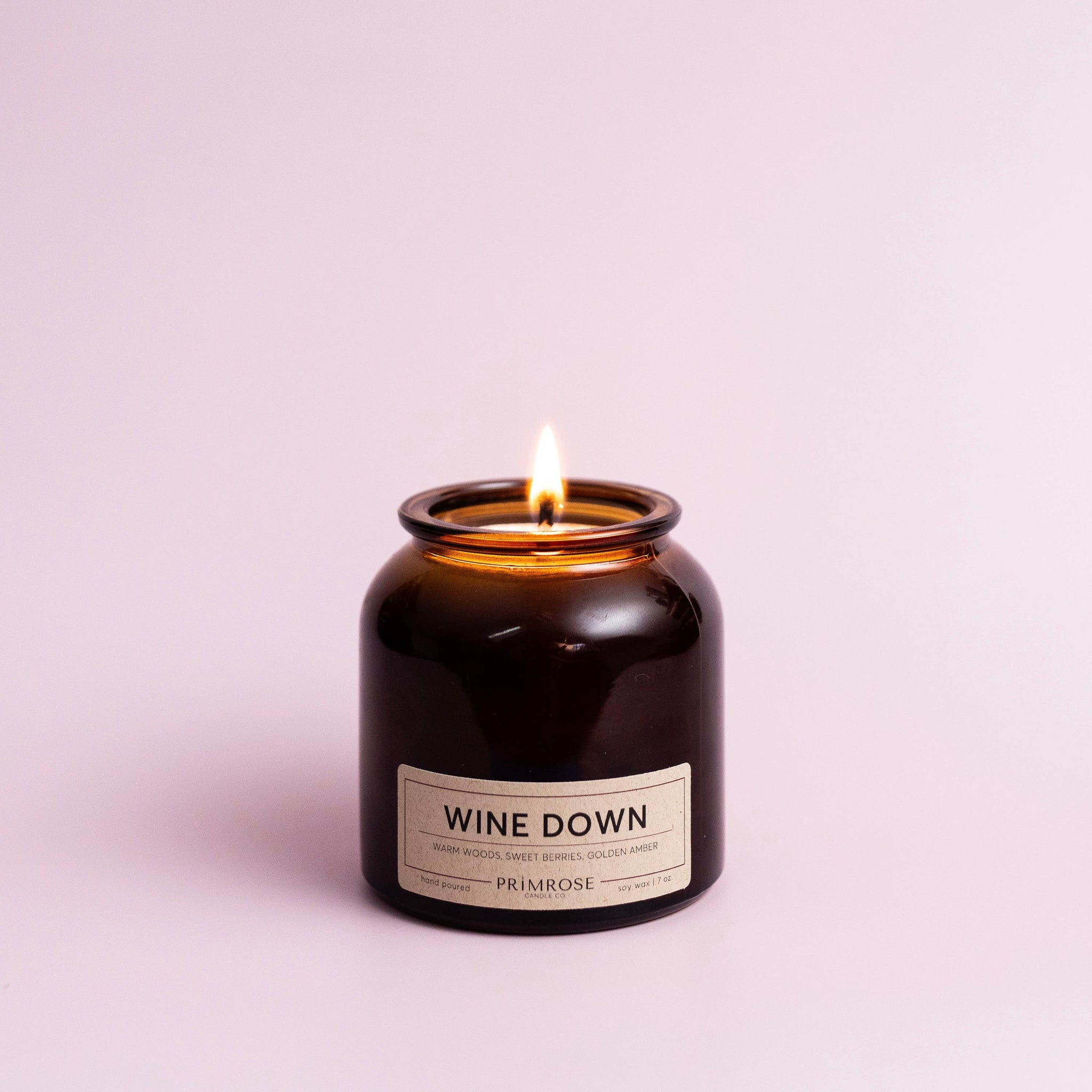 WINE DOWN candle