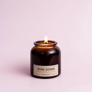 WINE DOWN candle