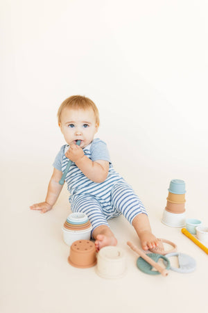 Silicone Teether Stacker Cups