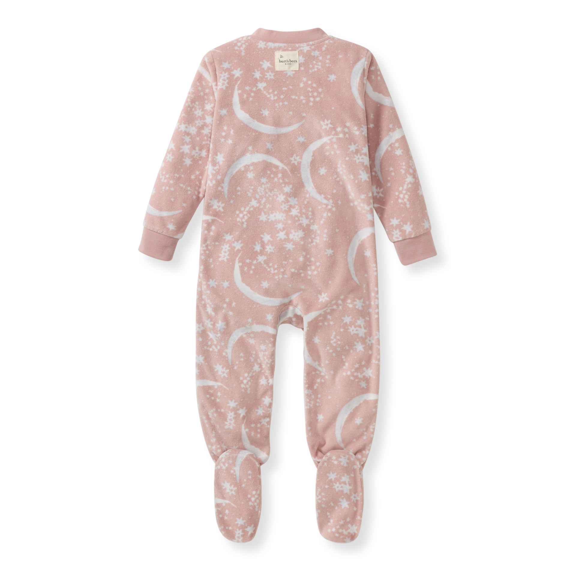 Burt's Bees Celestial Moon polarbee™ Repreve® Fleece Pajamas - Organic Rose