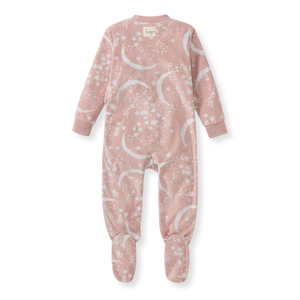Burt's Bees Celestial Moon polarbee™ Repreve® Fleece Pajamas - Organic Rose