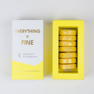Everything is Fine Shower Steamers - Sea Salt, Citrus & Neroli - Set of 8 Tabs