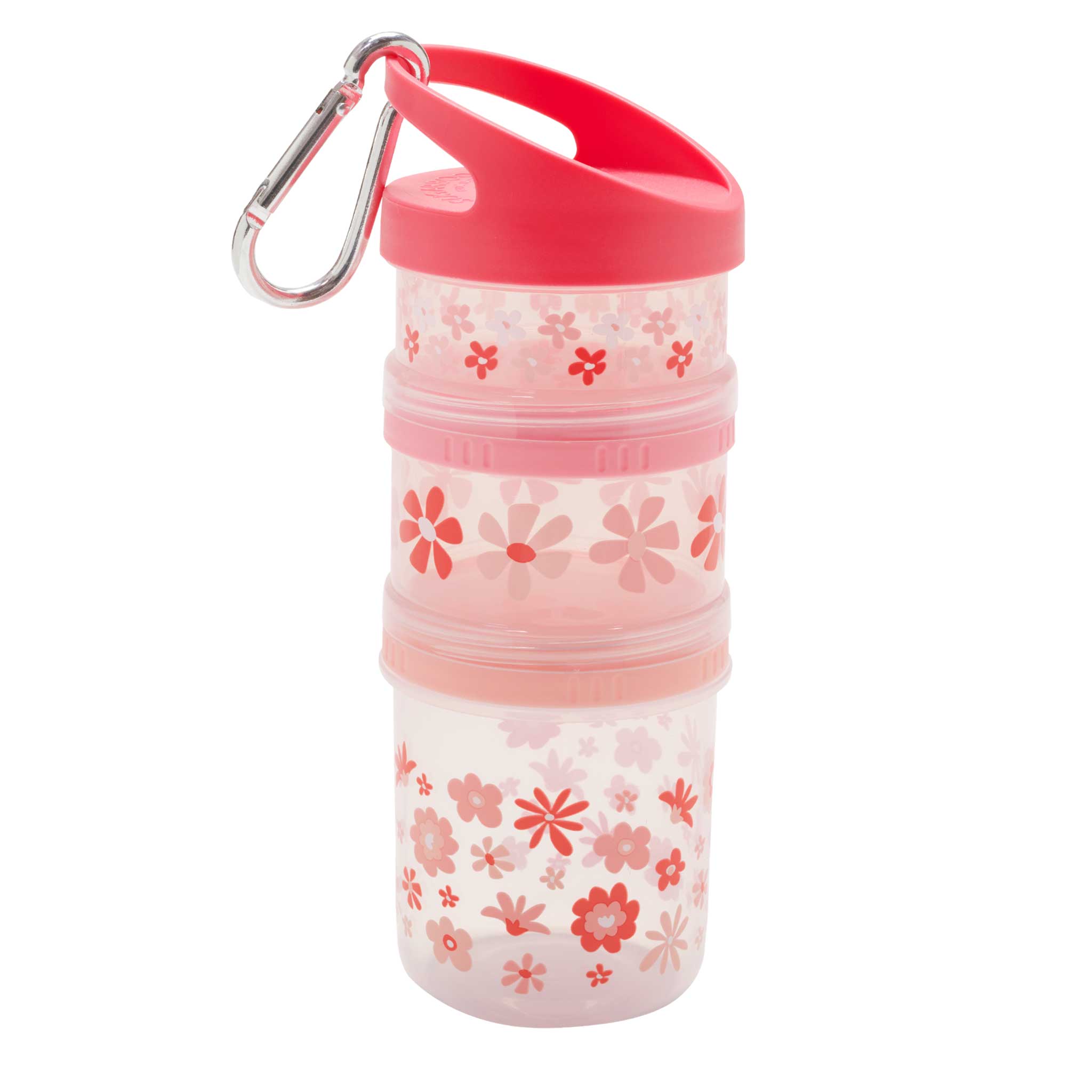 Twist & Snack Stacker | Pink Flowers