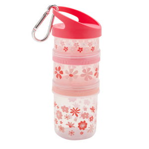 Twist & Snack Stacker | Pink Flowers
