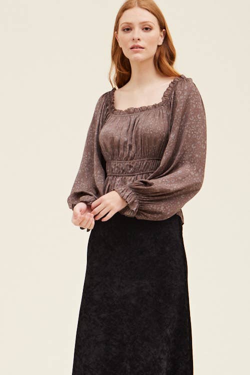 Lex Blouse Dusty Plum