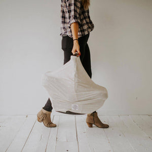 Multi-use Cover, Gray/White Stripes