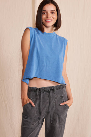 The Ana Tank French Blue