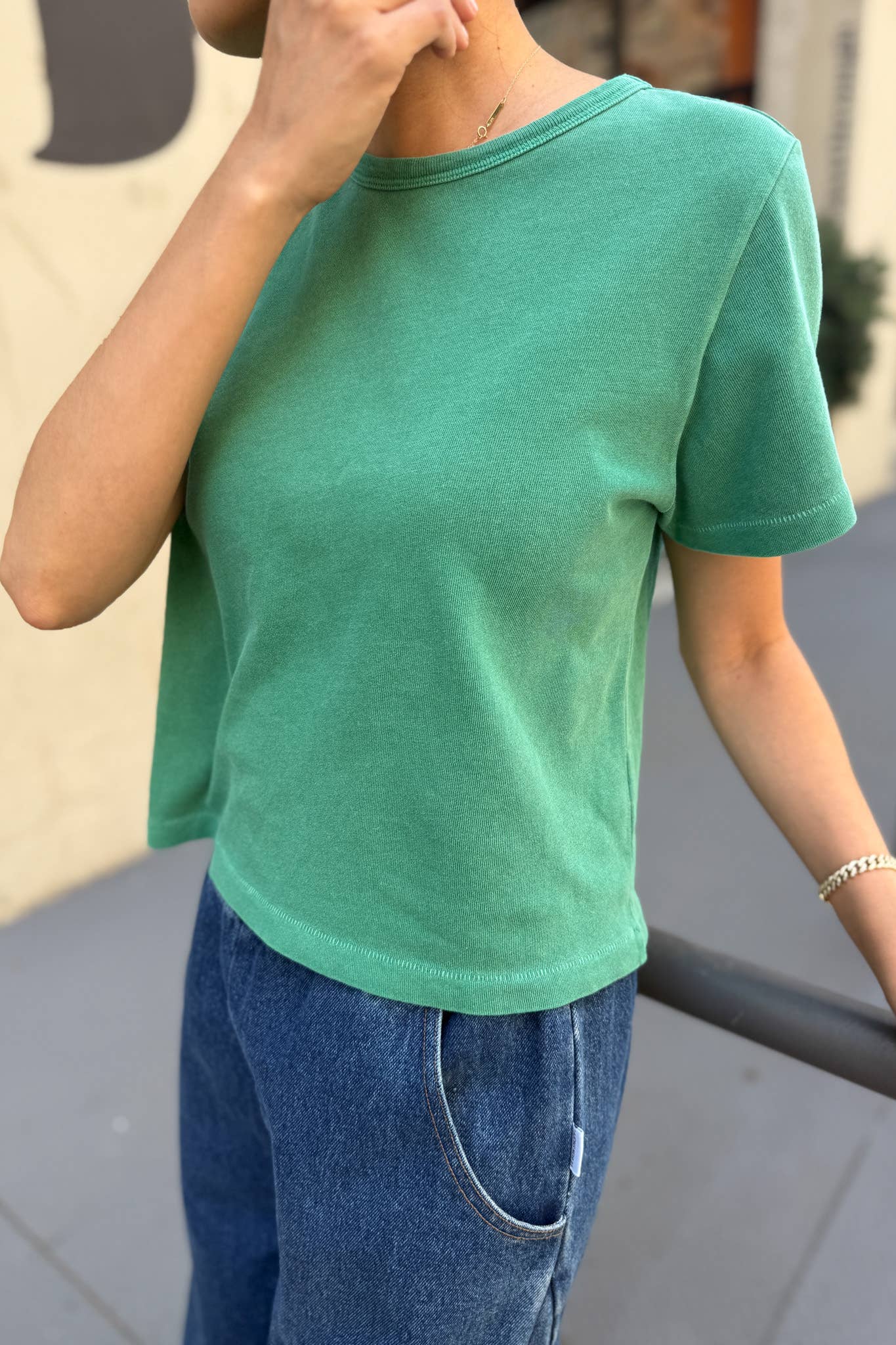 The Little Boy Tee Seagreen