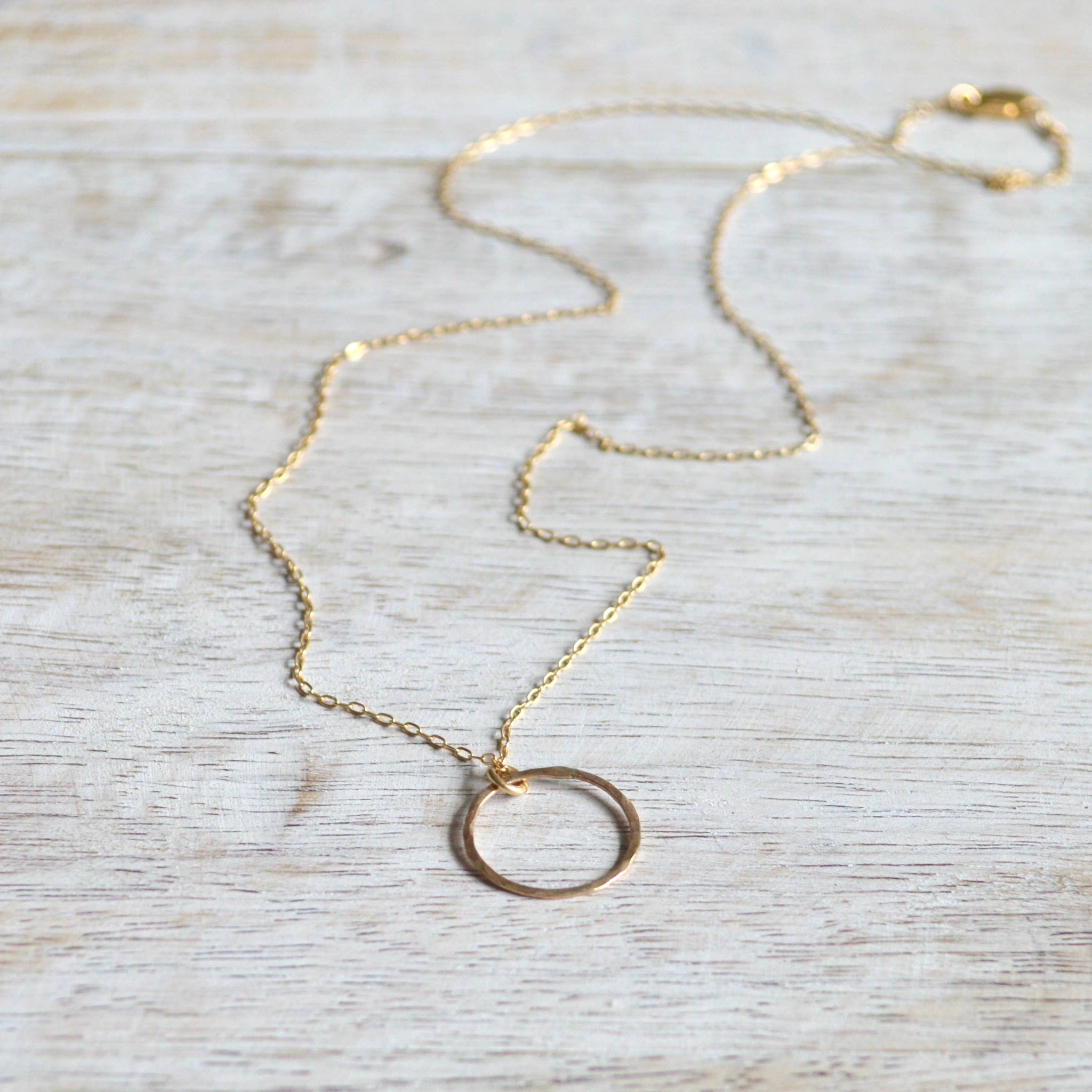 Tiny Eternity Choker in Gold