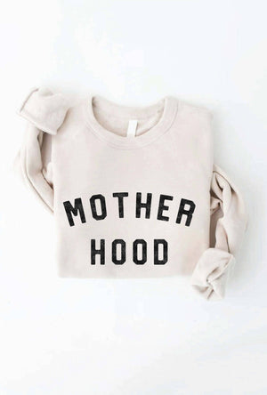 MOTHER HOOD Graphic Sweatshirt- Heather Dust