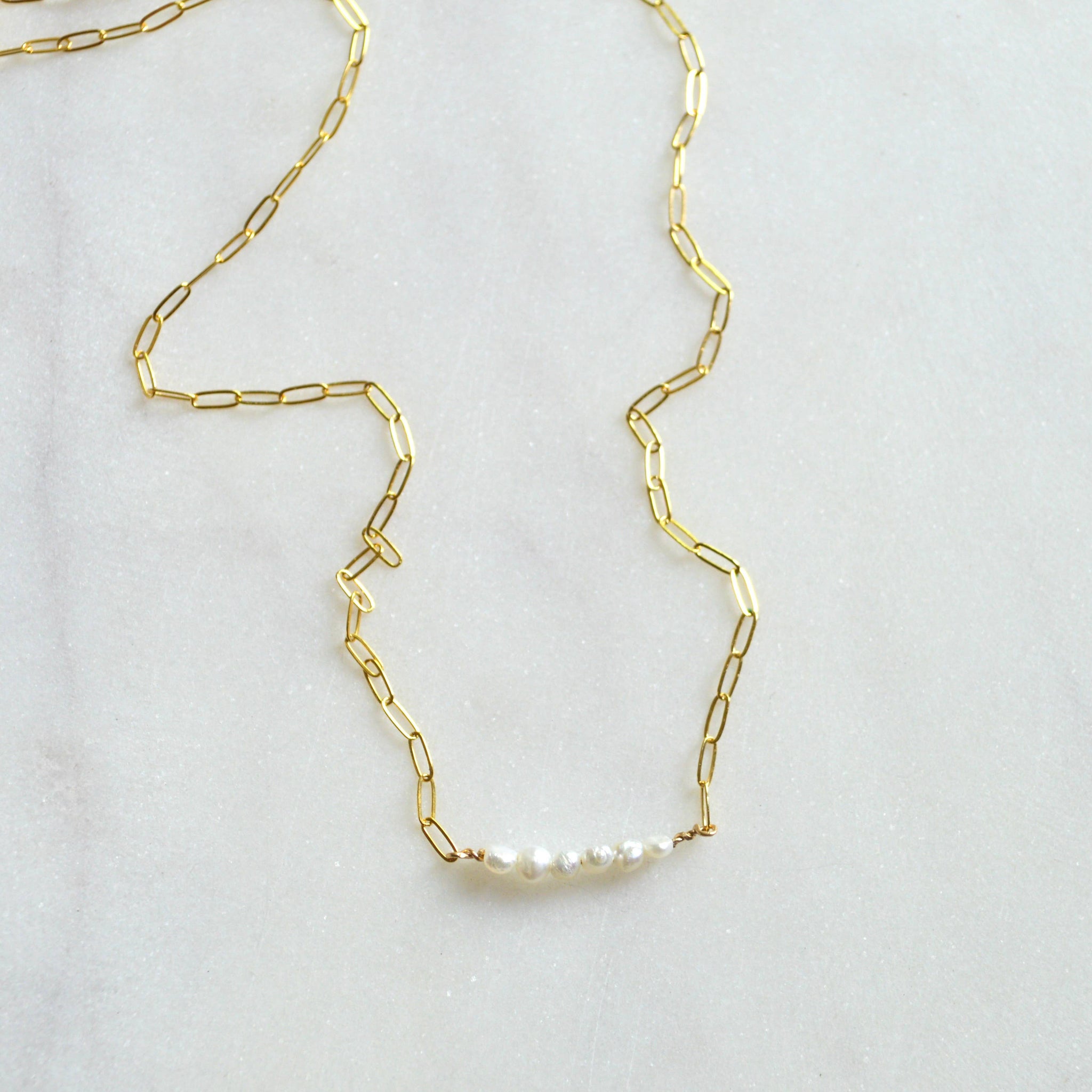 Tiny Freshwater Pearl Necklace