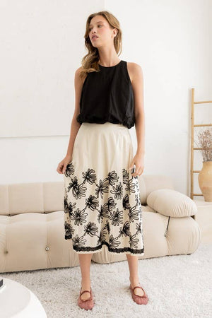 Belle Bubble Top Black