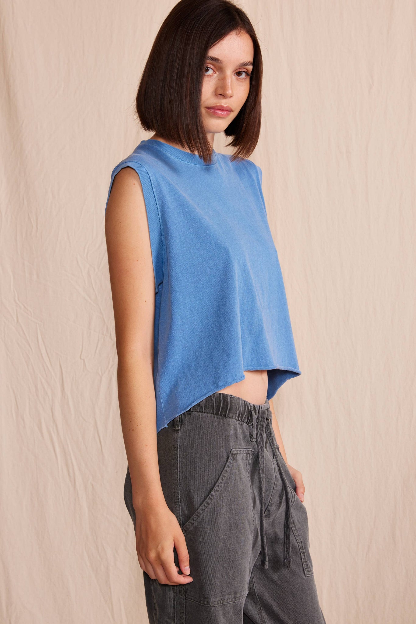 The Ana Tank French Blue