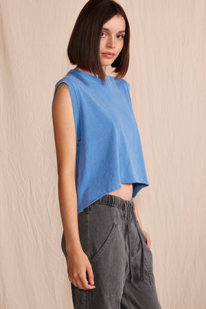The Ana Tank French Blue