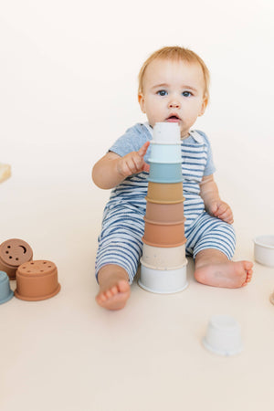 Silicone Teether Stacker Cups