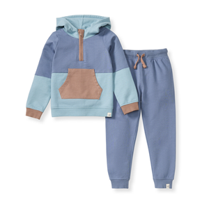Burt's Bees Color Blocked Toddler Sweatshirt Set