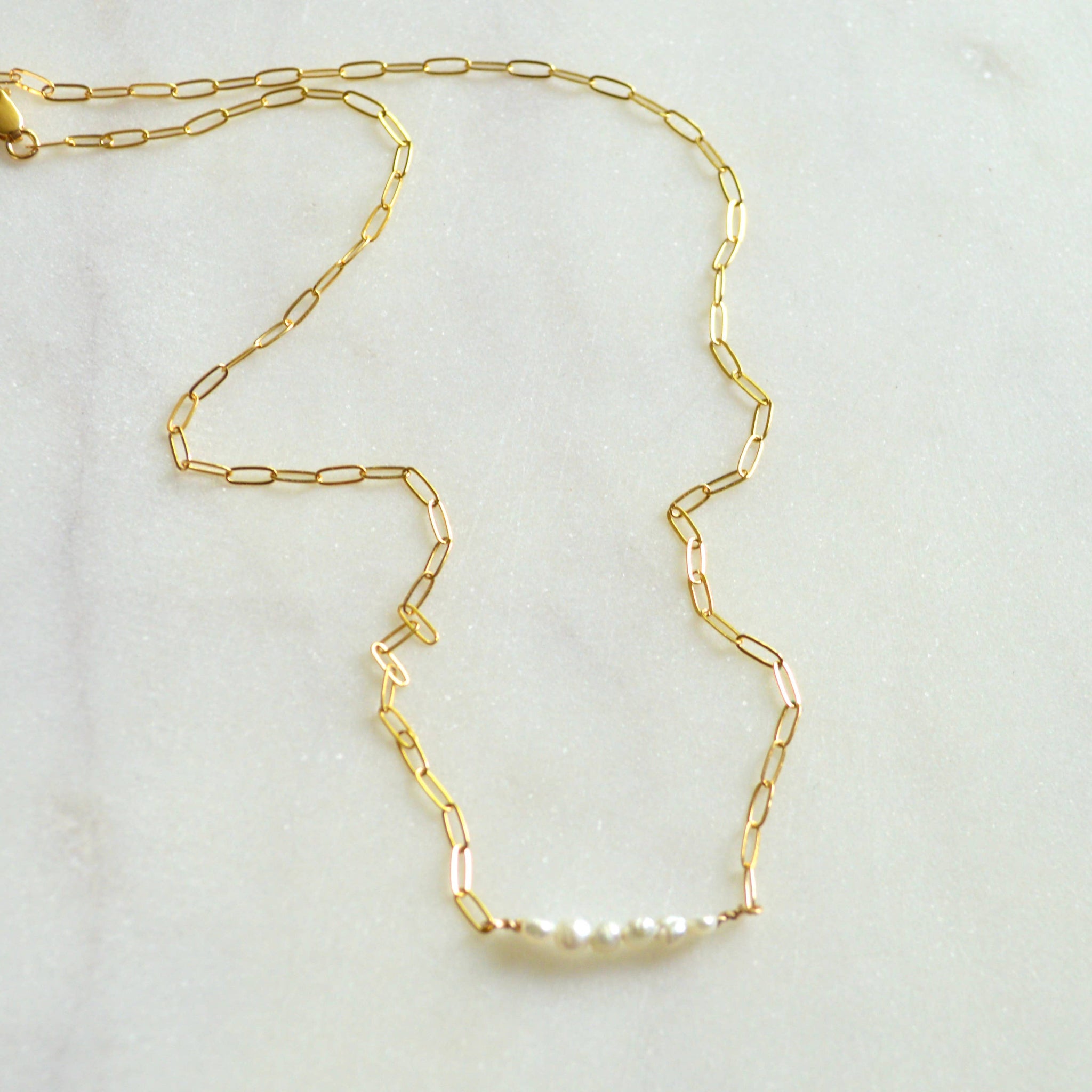 Tiny Freshwater Pearl Necklace