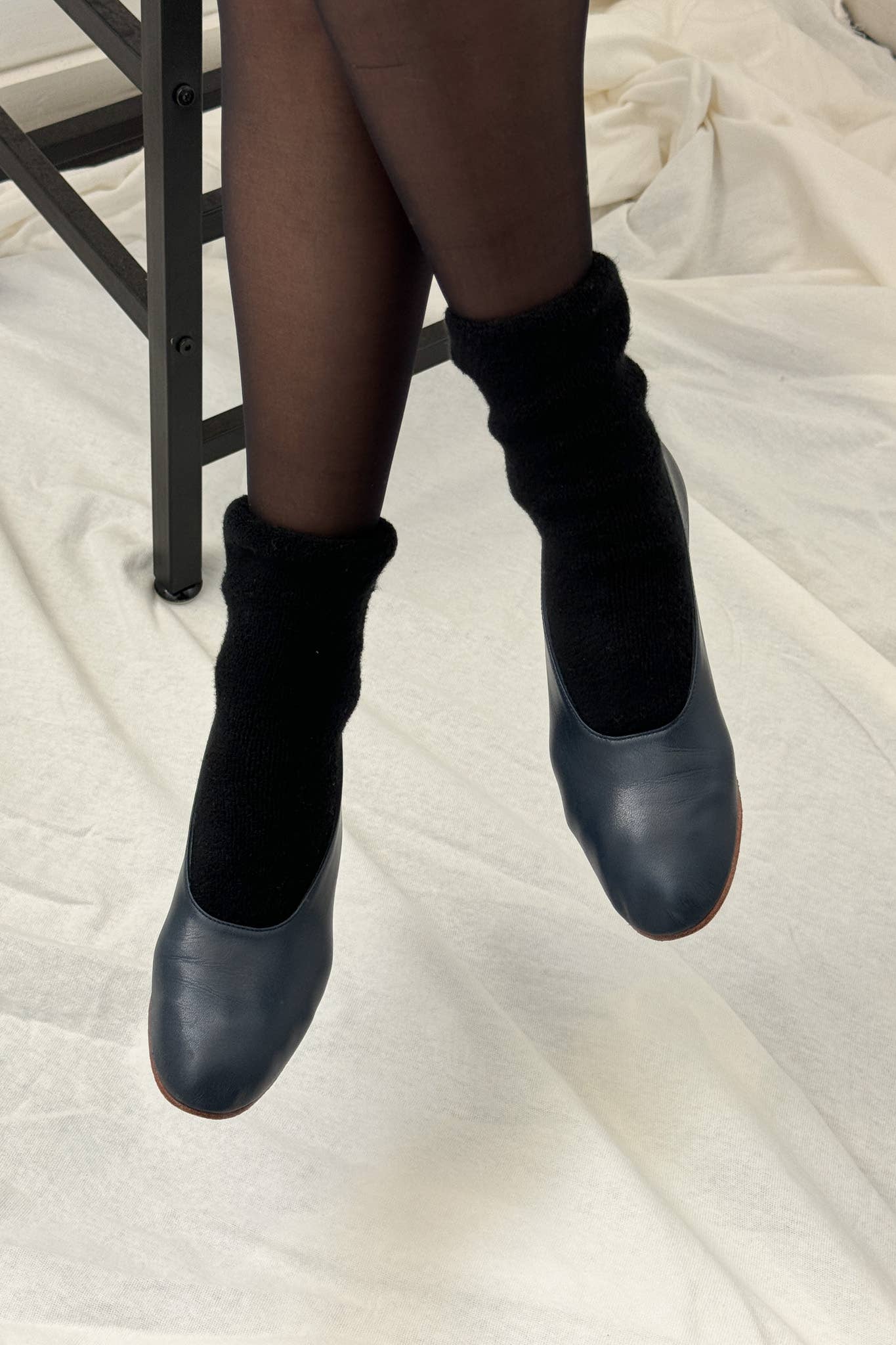 Cloud Socks: Ecru