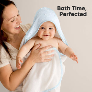 KeaBabies Luxe Baby Hooded Towel