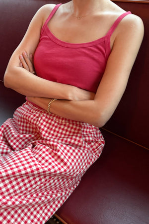 Organic Cotton Dana Cami Red Pepper