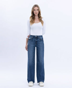 Eli High Rise Wide Leg Jeans