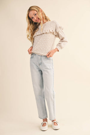 Ella Ruffle Sweatshirt