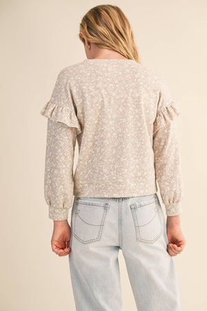 Ella Ruffle Sweatshirt