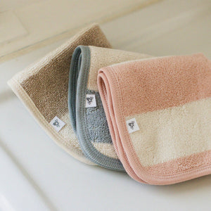 Burt's Bees Rugby Stripe Woven Terry Towel & Washcloth Set