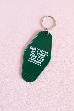 Funny Dad Motel Keychain