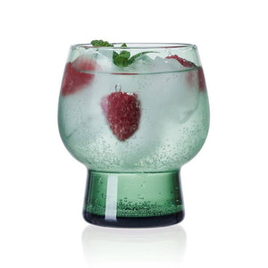 Phoebe 14Oz Sage Glass S/4