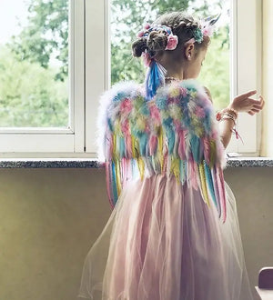 Unicorn Wings & Head band set - Costume Accessory for Kids