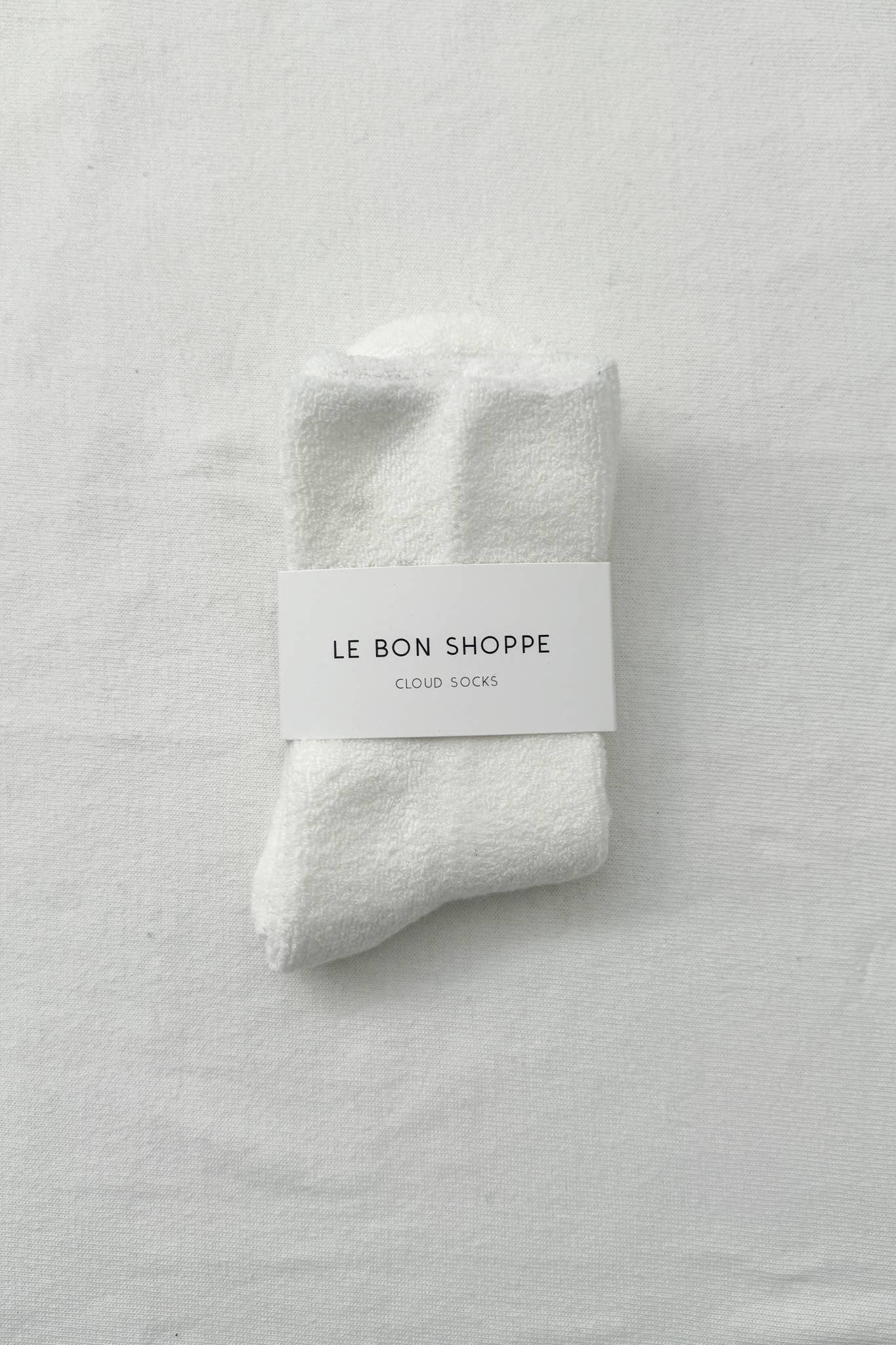 Cloud Socks: Classic White