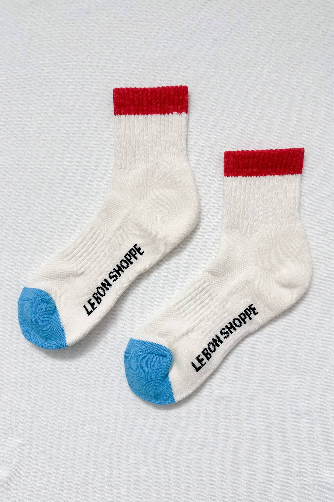 Girlfriend socks Color Block Blue Red