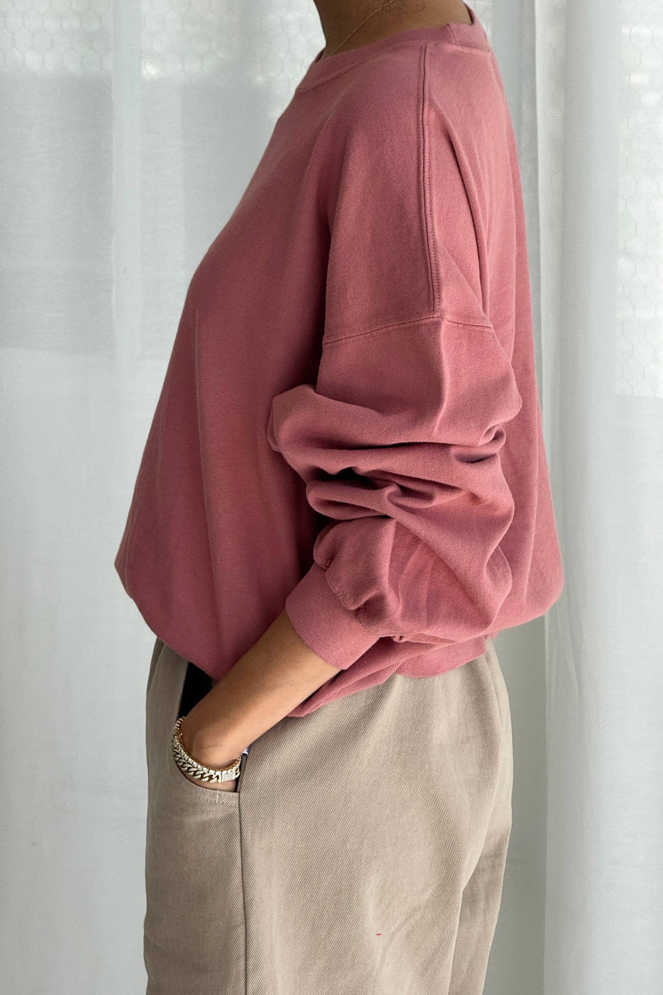 Cali Jersey Sweatshirt Clay