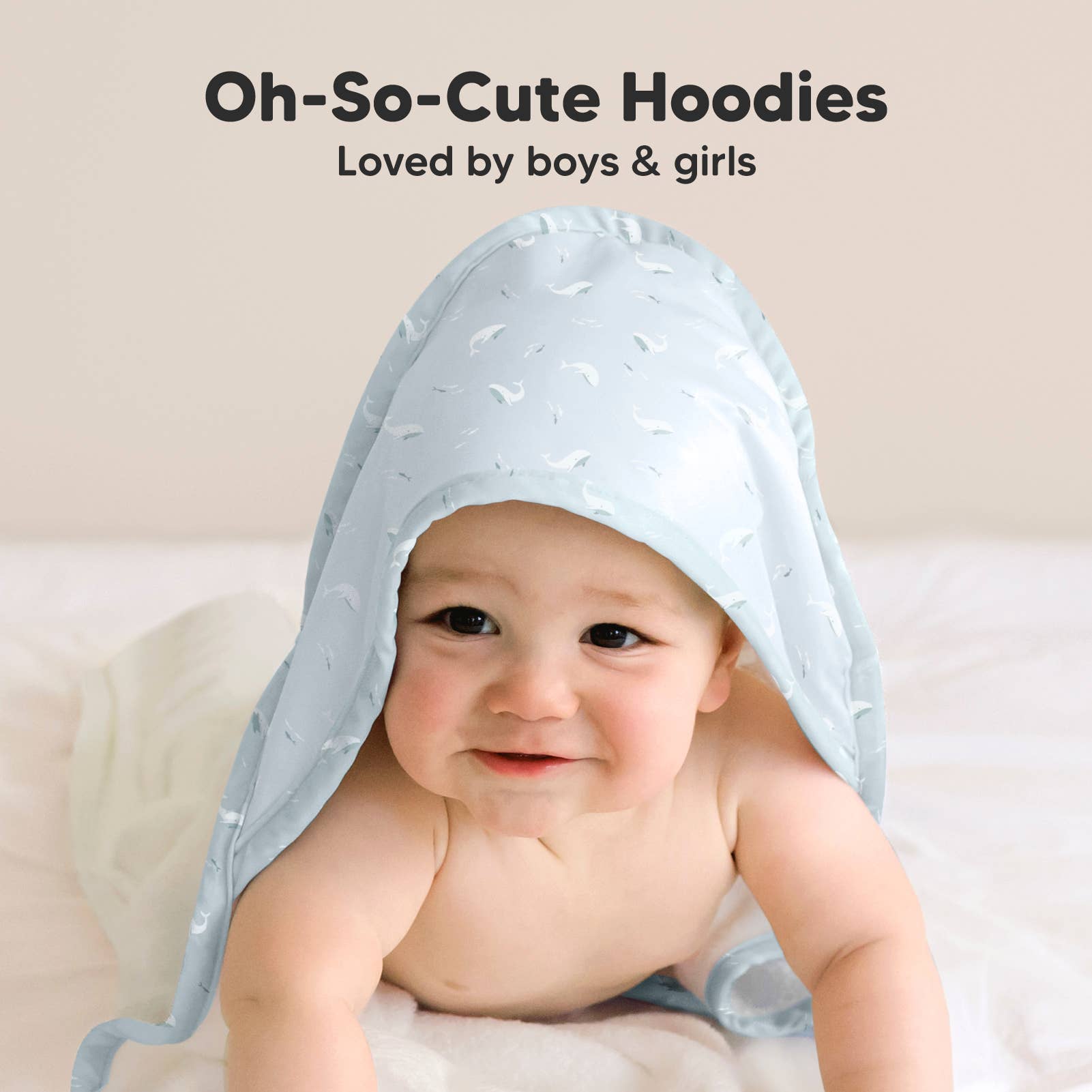 KeaBabies Luxe Baby Hooded Towel