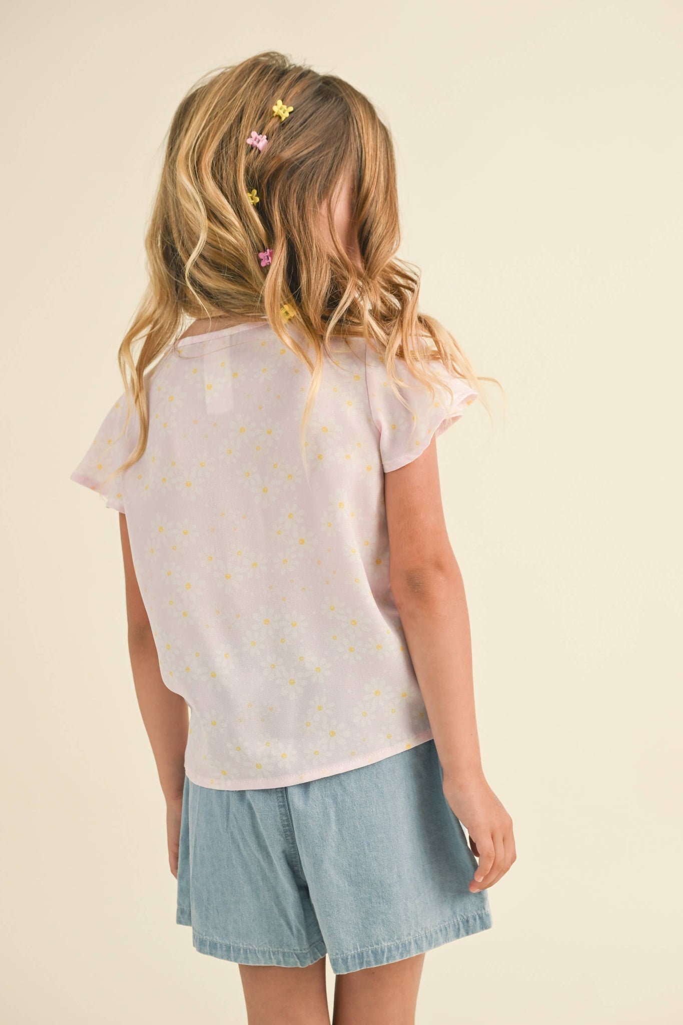 Francis Glitter Top Blush
