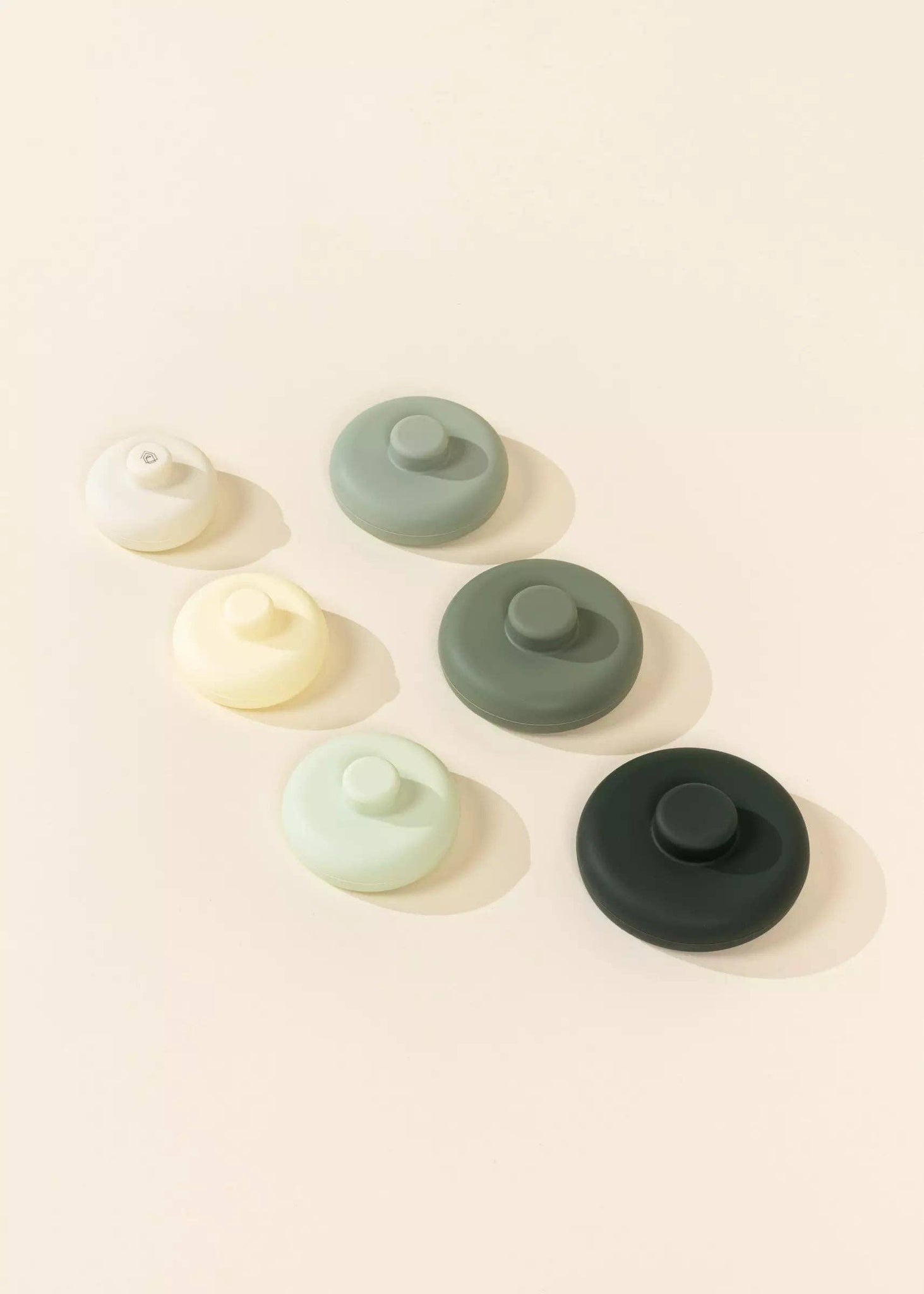 Set of 6 Silicone Stackable Rings