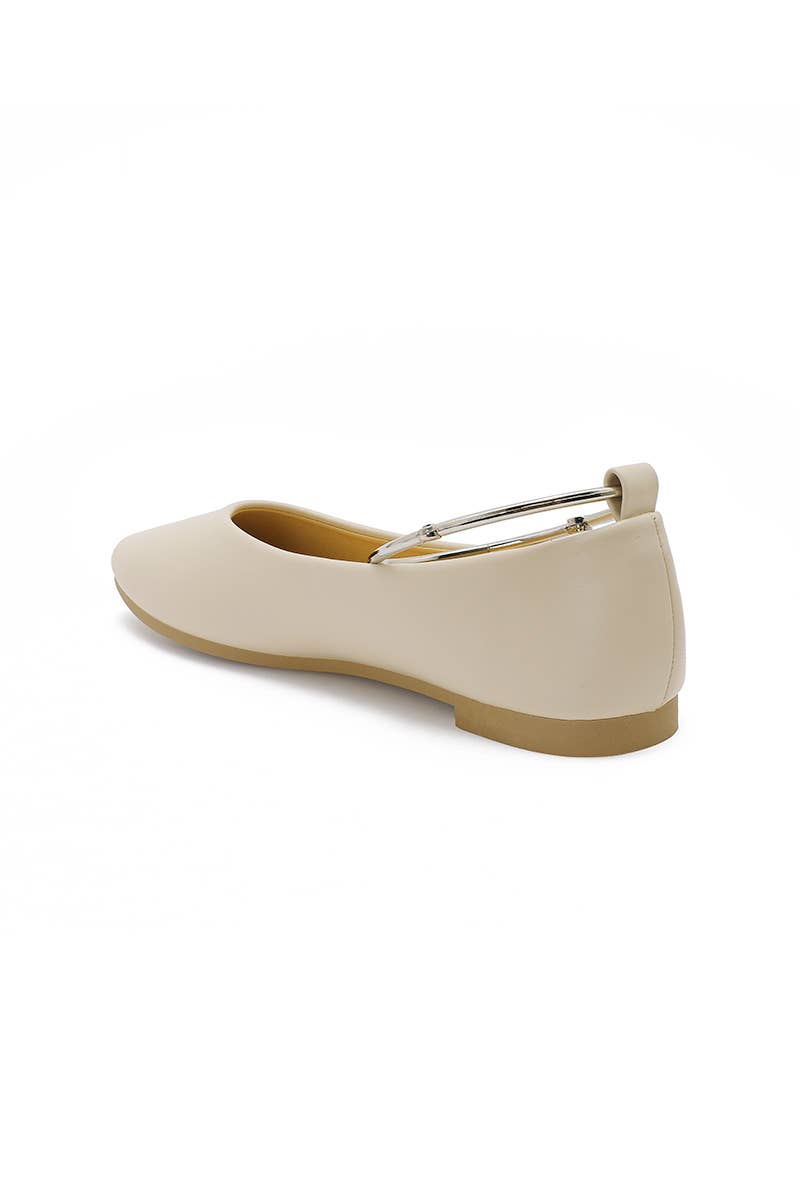Sola Ballet Flats Beige