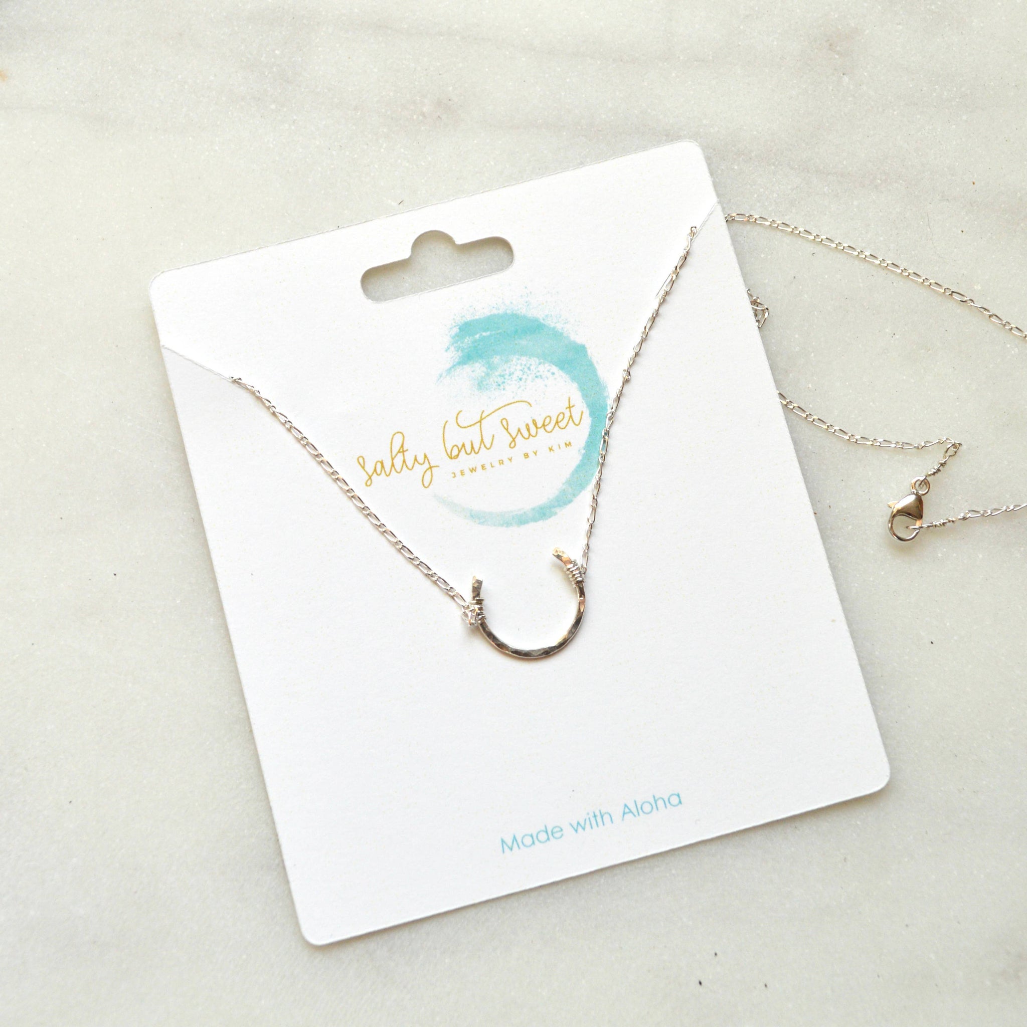 Tiny Horseshoe Necklace