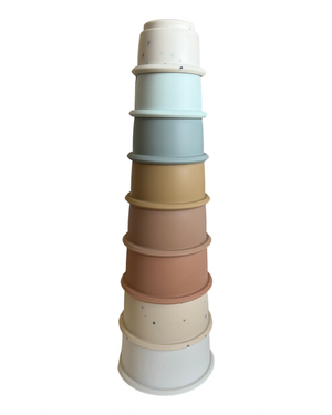 Silicone Teether Stacker Cups