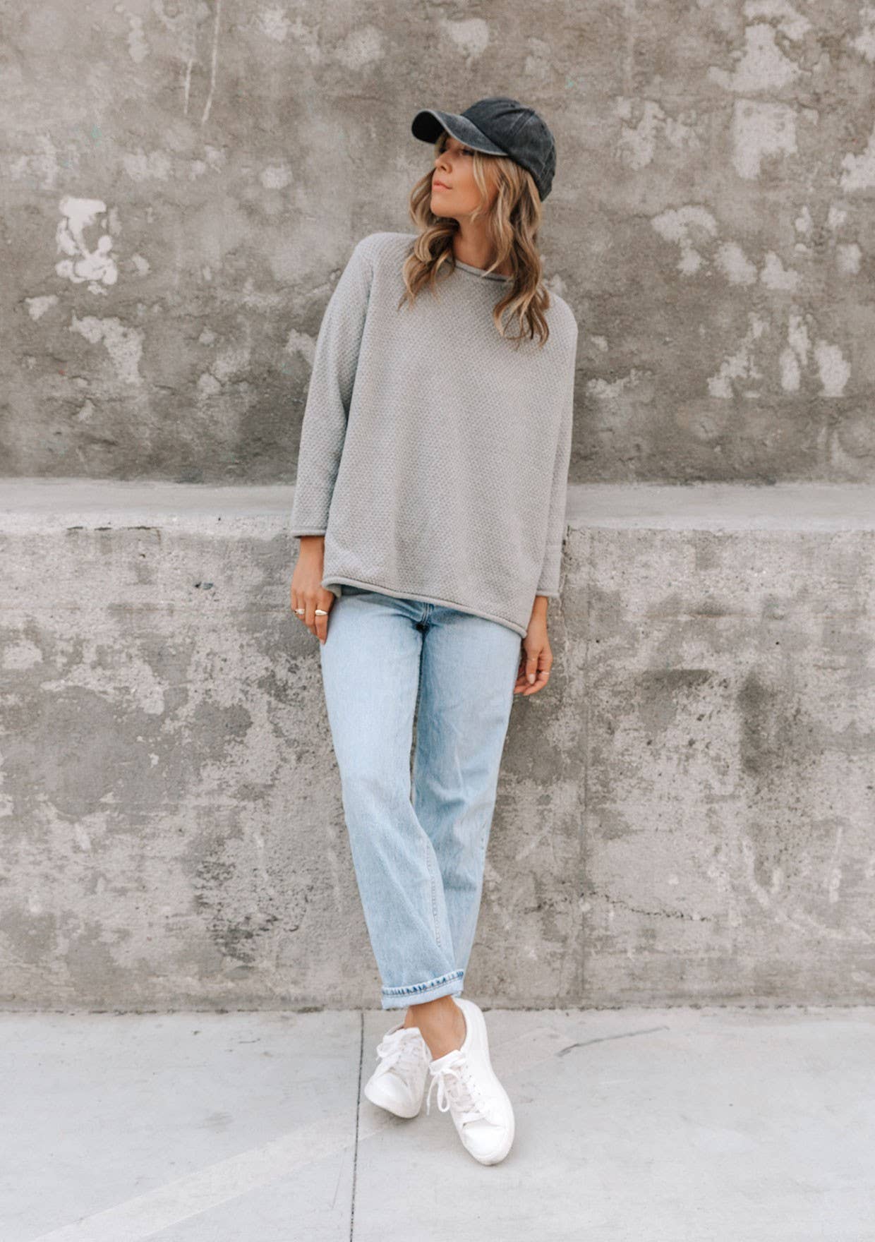Linny Sweater Cement