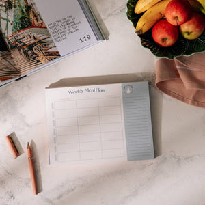 On the Menu Undated Weekly Meal Planner & Grocery List