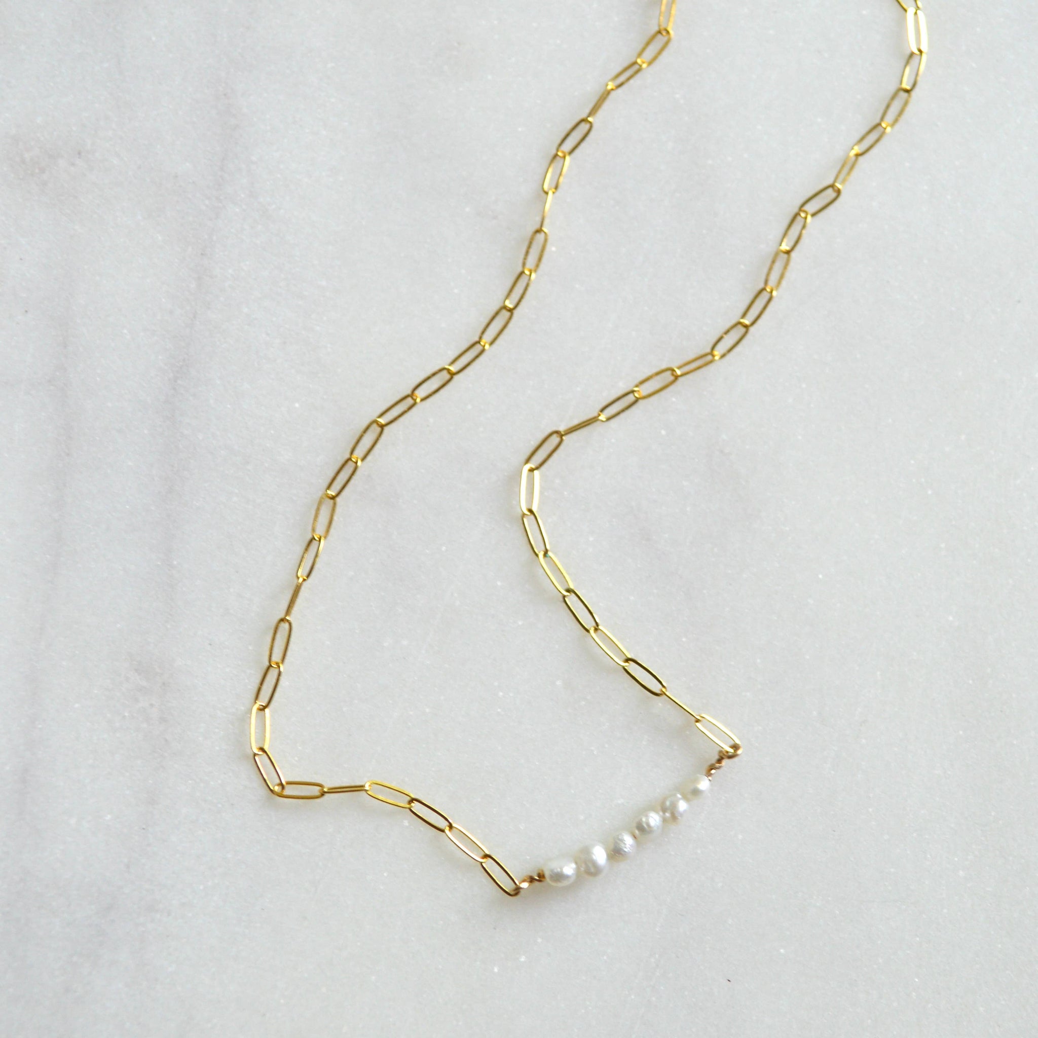 Tiny Freshwater Pearl Necklace